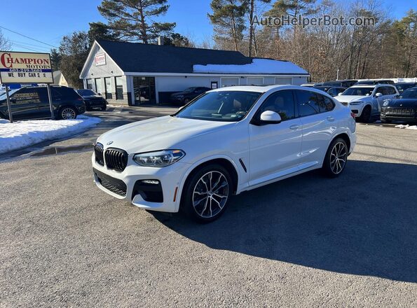5UX2V1C08M9G98579 2021 BMW X4 White 