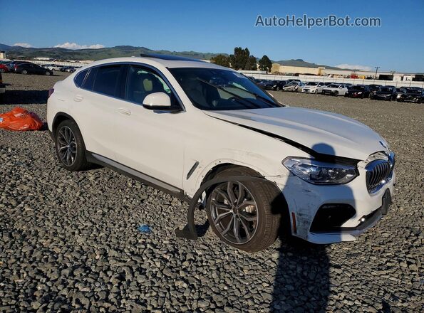 5UX2V1C09M9G15077 2021 BMW X4 White Front right