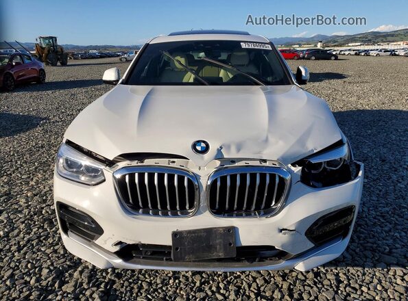 5UX2V1C09M9G15077 2021 BMW X4 White Front view
