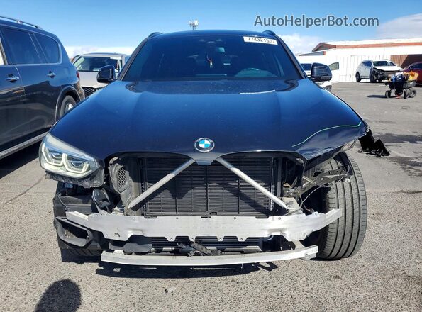 5UX2V5C01M9F26417 2021 BMW X4 Black Widok z przodu