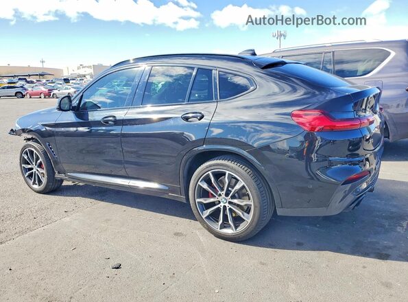5UX2V5C01M9F26417 2021 BMW X4 Black Tył lewy