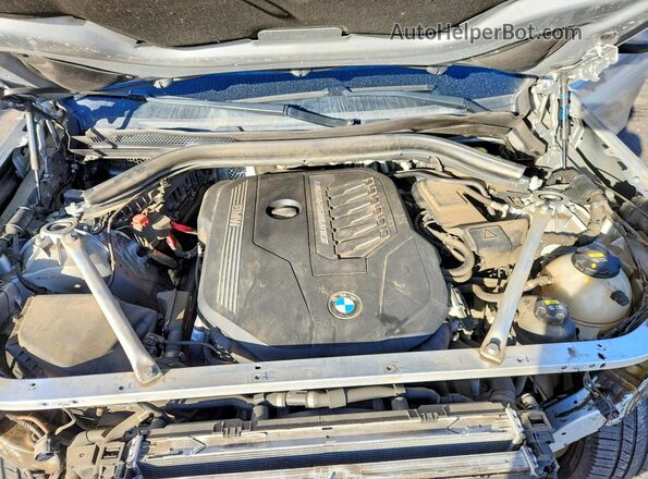 5UX2V5C03L9B17804 2020 BMW X4 Silver Widok komory silnika