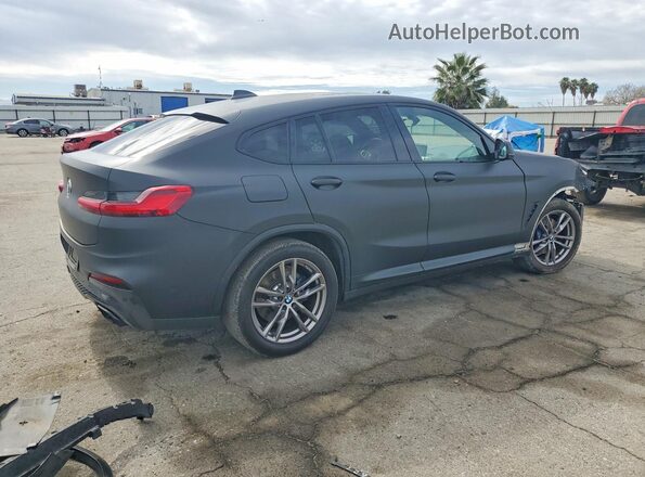 5UX2V5C04M9F93657 2021 BMW X4 Black Trasero derecho