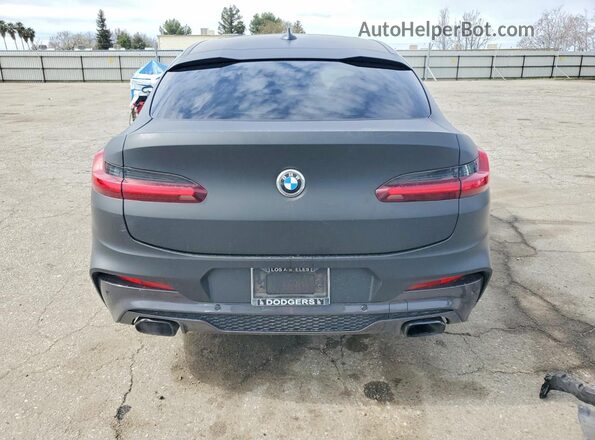 5UX2V5C04M9F93657 2021 BMW X4 Black Vista trasera