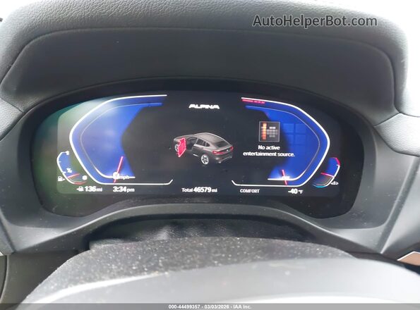 5UX2V5C05M9G36872 2021 BMW X4 Gray უკანა სავარძლების ხედი