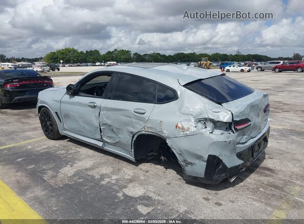 5UX33DT01R9X29946 2024 BMW X4 Gray Trasero izquierdo