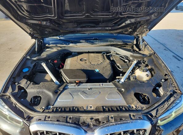 5UX33DT02P9S75252 2023 BMW X4 Charcoal Engine compartment view