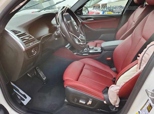 5UX33DT04P9S68934 2023 BMW X4 White Вид салону спереду