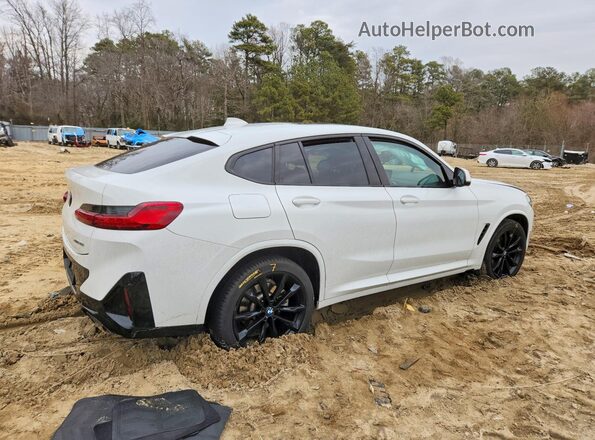 5UX33DT04P9S68934 2023 BMW X4 White Задня права чверть