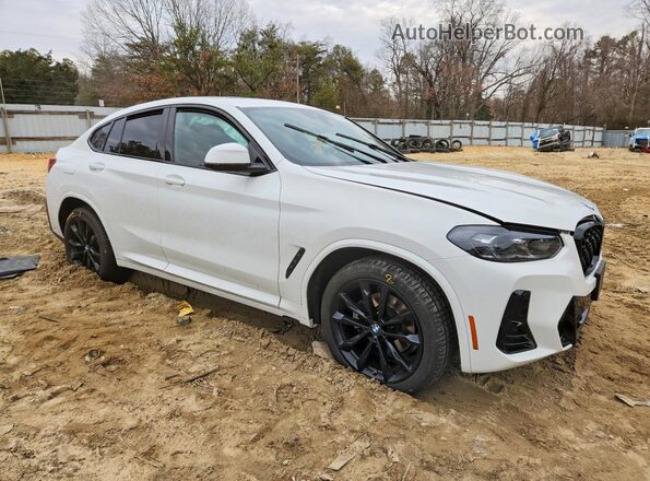 5UX33DT04P9S68934 2023 BMW X4 White Передня права чверть
