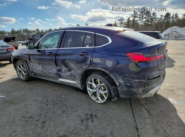 5UX33DT05P9R00825 2023 BMW X4 Blue Trasero izquierdo