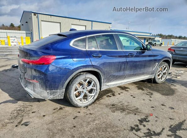 5UX33DT05P9R00825 2023 BMW X4 Blue Trasero derecho
