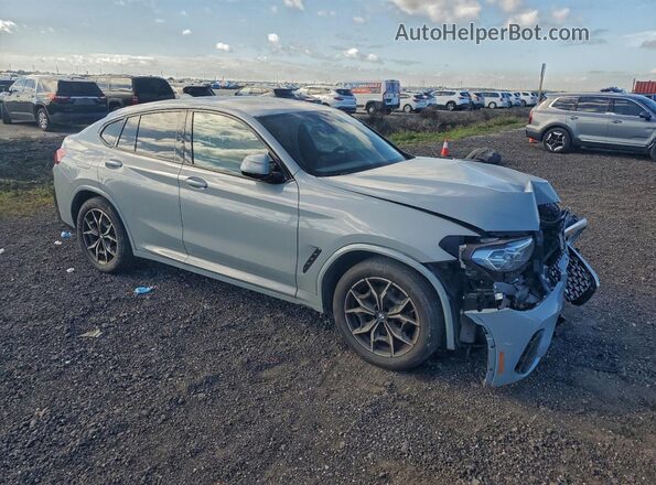 5UX33DT07P9T01831 2023 BMW X4 Gray Delantero derecho