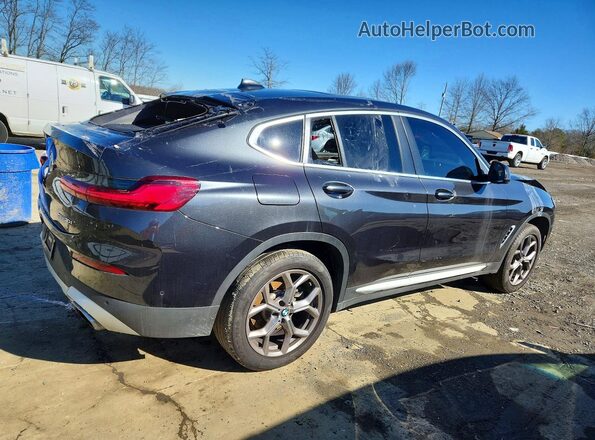 5UX33DT07R9V93371 2024 BMW X4 Черный Задняя правая четверть