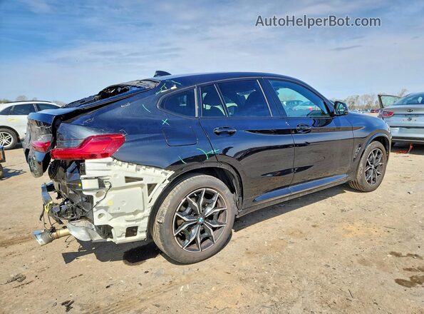 5UX33DT08R9U91447 2024 BMW X4 Черный Задняя правая четверть