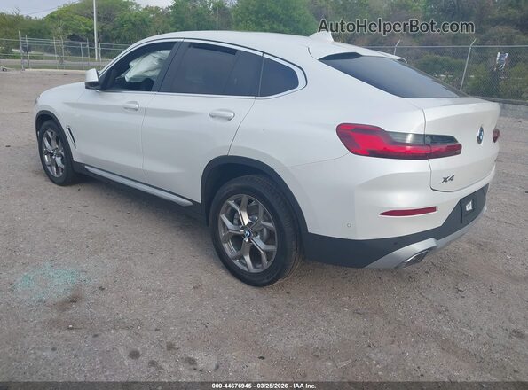 5UX33DT0XR9X21070 2024 BMW X4 Белый Задняя левая четверть