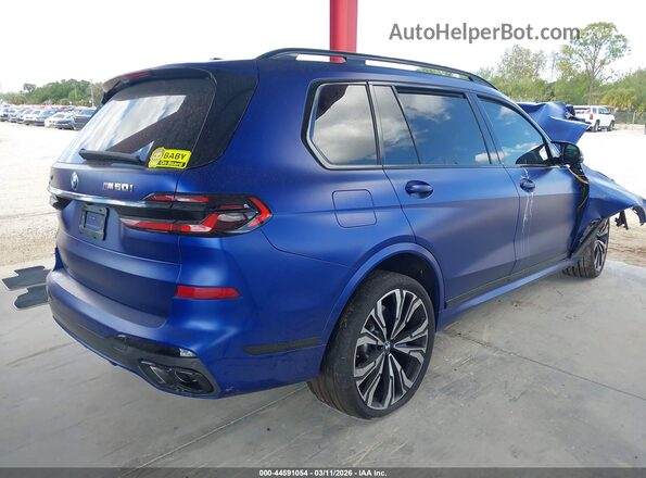 5UX33EM05R9V05616 2024 BMW X7 Blue Задня права чверть