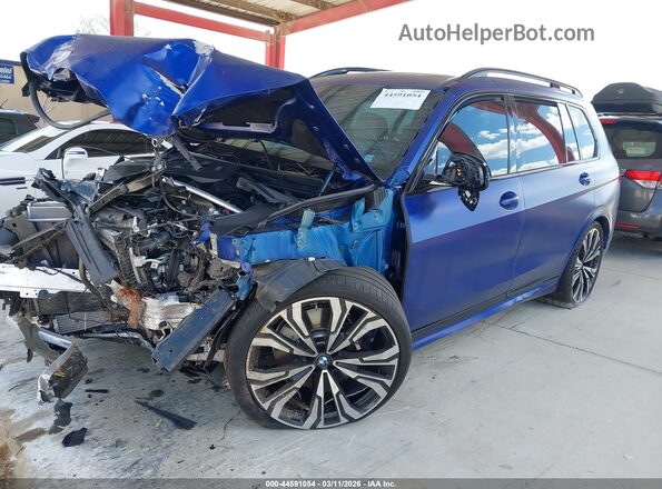 5UX33EM05R9V05616 2024 BMW X7 Blue Передня ліва чверть