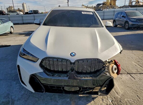5UX33EX01S9Z96851 2025 BMW X6 White წინა ხედი