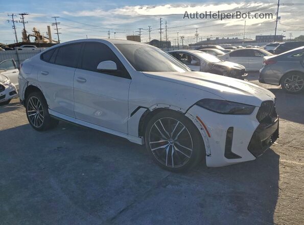 5UX33EX01S9Z96851 2025 BMW X6 White წინა მარჯვენა