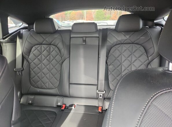 5UX33EX02R9V89213 2024 BMW X6 Gray უკანა სავარძლების ხედი