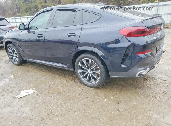 5UX33EX03S9Z08155 2025 BMW X6 Blue Rear left