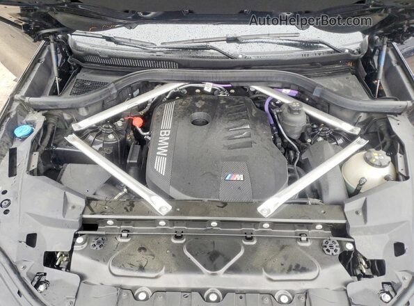 5UX33EX03S9Z08155 2025 BMW X6 Blue Engine compartment view