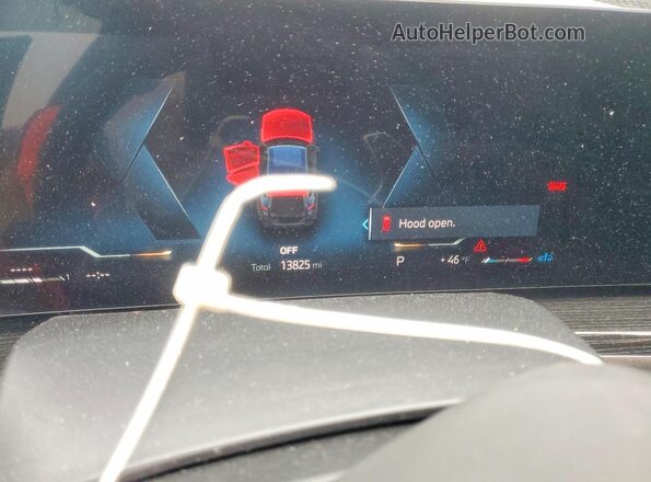5UX33EX03S9Z08155 2025 BMW X6 Blue Instrument cluster view