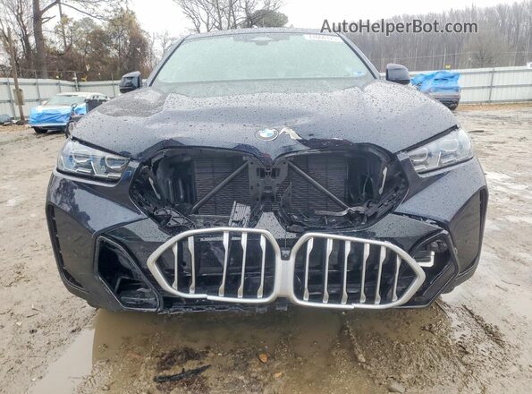5UX33EX03S9Z08155 2025 BMW X6 Blue Front view