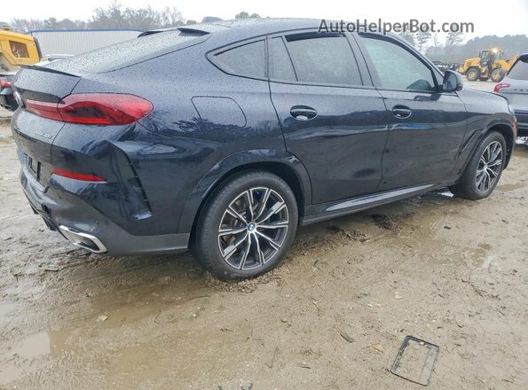 5UX33EX03S9Z08155 2025 BMW X6 Blue Rear right