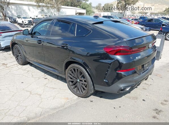 5UX33EX03S9Z90744 2025 BMW X6 Черный Задняя левая четверть