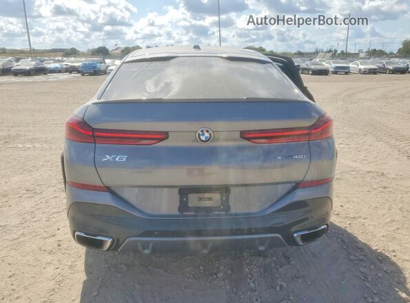 5UX33EX04S9X32183 2025 BMW X6 Gray Vista trasera
