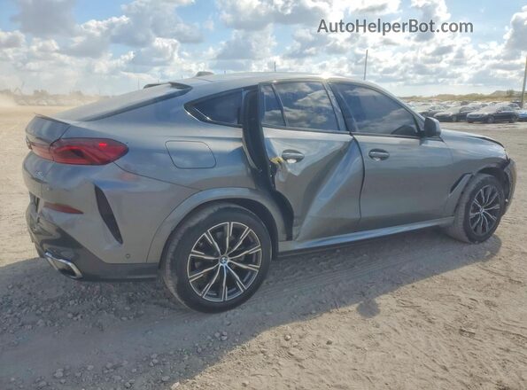 5UX33EX04S9X32183 2025 BMW X6 Gray Trasero derecho