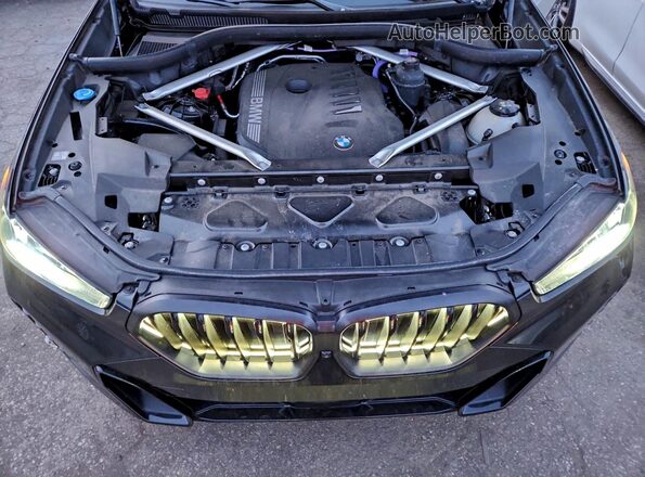5UX33EX05R9S57900 2024 BMW X6 Черный Вид подкапотного пространства