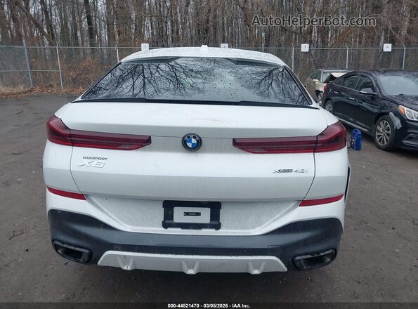 5UX33EX08S9006214 2025 BMW X6 White 