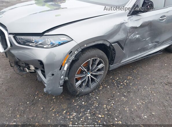 5UX33EX09S9Z28233 2025 BMW X6 Gray წინა ხედი