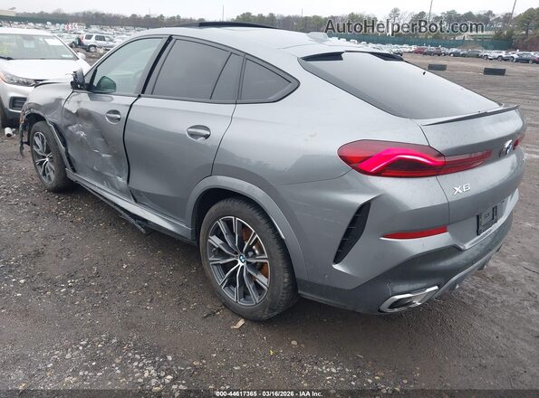 5UX33EX09S9Z28233 2025 BMW X6 Gray უკანა მარცხენა