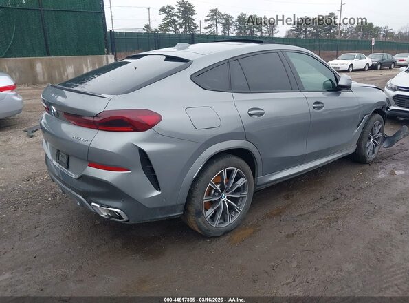 5UX33EX09S9Z28233 2025 BMW X6 Gray უკანა მარჯვენა