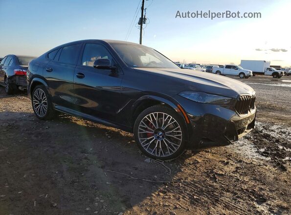 5UX33EX0XT9252926 2026 BMW X6 Black Передня права чверть