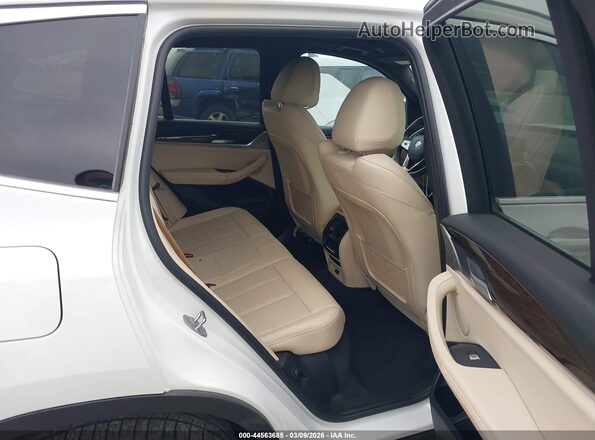 5UX43DP02N9N06274 2022 BMW X3 White Vista de la etiqueta del VIN