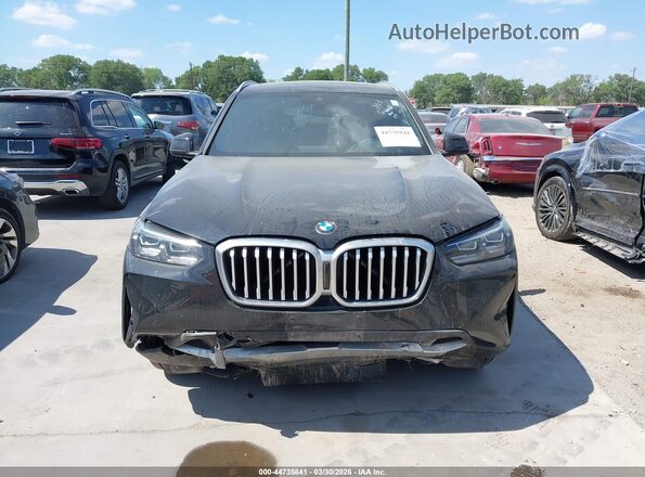 5UX43DP02P9R59412 2023 BMW X3 Black 