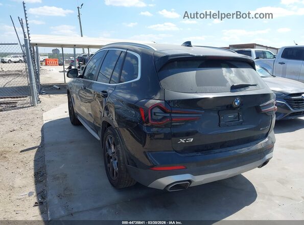 5UX43DP02P9R59412 2023 BMW X3 Black 