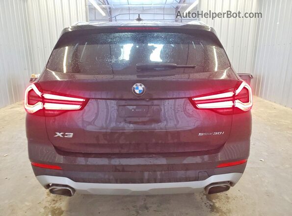 5UX43DP02R9X15598 2024 BMW X3 Black Vista trasera