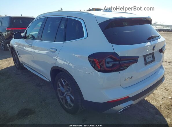 5UX43DP03N9L00123 2022 BMW X3 White Задня ліва чверть