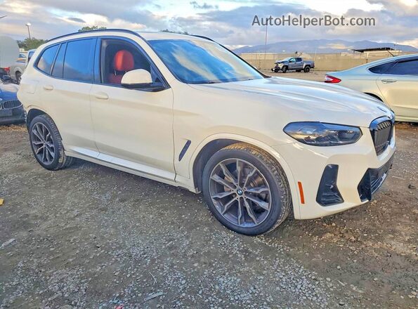 5UX43DP05N9J15863 2022 BMW X3 White Առջևի աջ