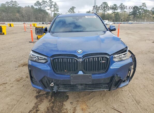 5UX43DP05N9L58265 2022 BMW X3 Blue წინა ხედი