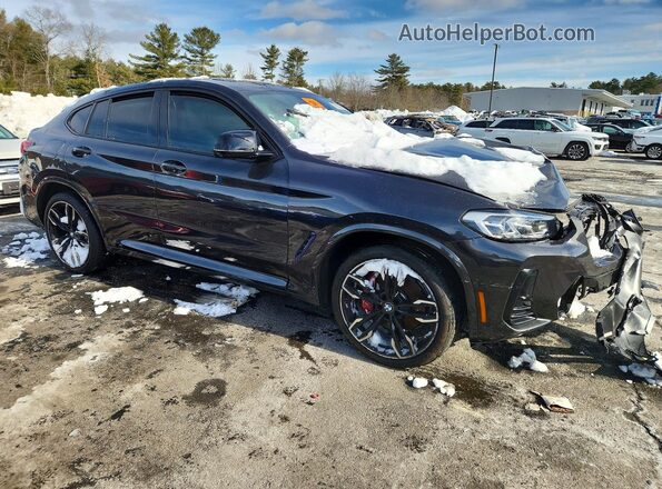 5UX43DT05N9K21459 2022 BMW X4 Black Передня права чверть