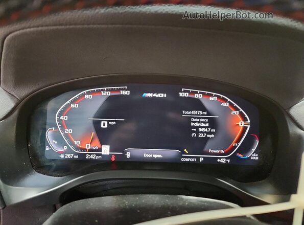 5UX43DT0XN9K07413 2022 BMW X4 Blue 