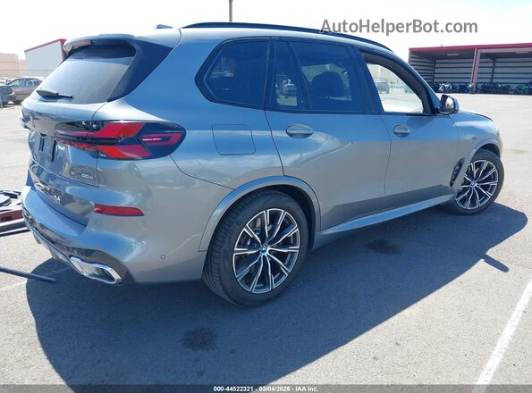 5UX43EU01R9S63167 2024 BMW X5 Silver Rear right