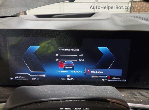 5UX43EU09S9X60070 2025 BMW X5 Black Rear seats view